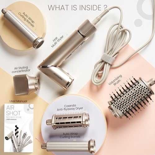 PROTOUCH Airshot All in 1 Hair Multi Styler for Curl, Smooth, Dry, Blow & Volume - Image 2
