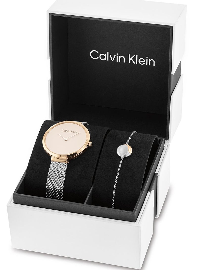 CALVIN KLEIN Women's Stainless Steel Wrist Watch 35700005 - Image 2