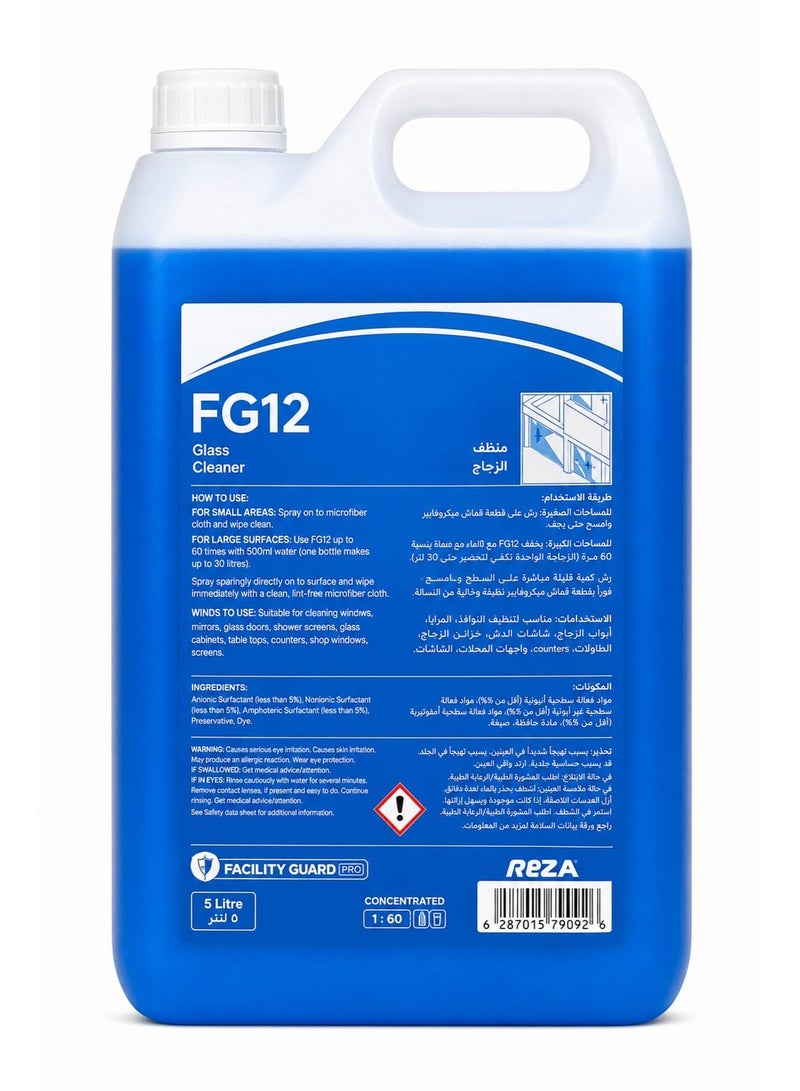 FG12 Glass Cleaner and Polish 5L