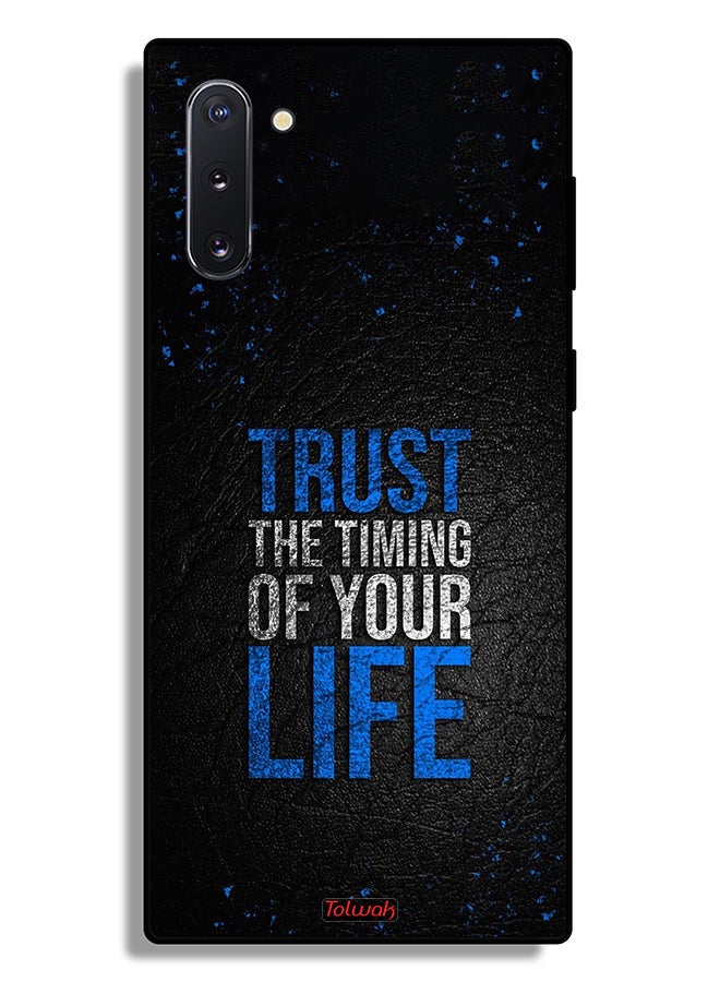 Tolwak Samsung Galaxy Note 10 Protective Case Cover Trust The Timing Of Your Life - Image 2