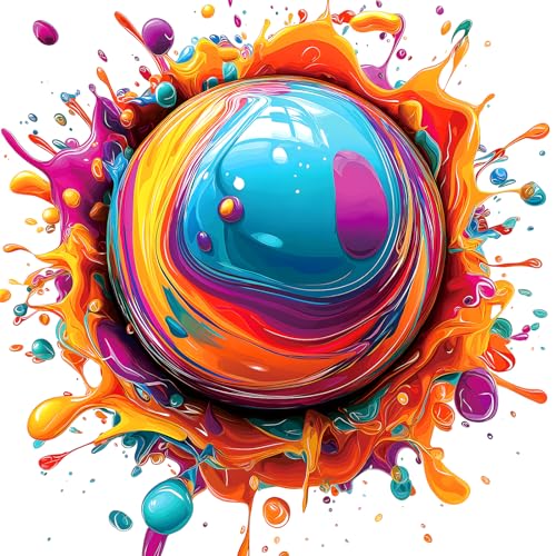 MINIWAN 500Piece Abstract Art Jigsaw Puzzle for Adults Challenging Gradient Color Design 20x20 Inch Puzzle Unique Gift for Art Lovers Puzzle Enthusiasts - Image 1