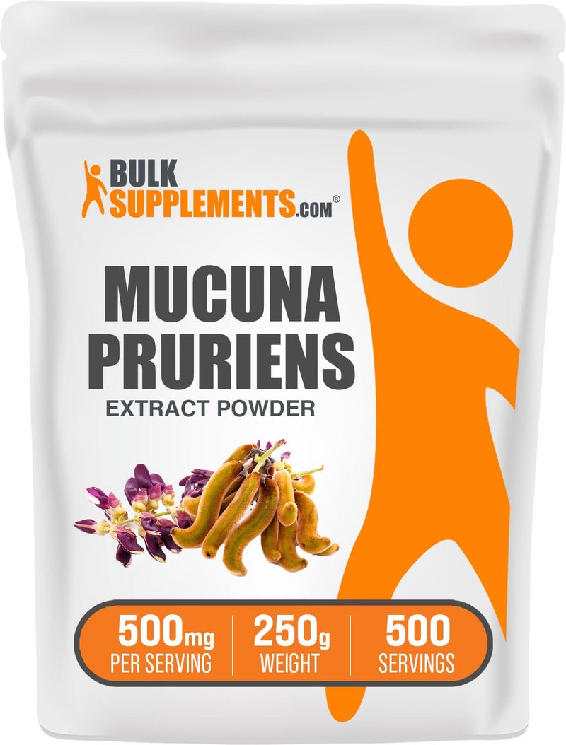 BulkSupplements.com Mucuna Pruriens Extract Powder - Mucuna Pruriens Supplements, Herbal Supplement - Vegan & Gluten Free, 500mg per Serving, 250g (8.8 oz) (Pack of 1) - Image 5