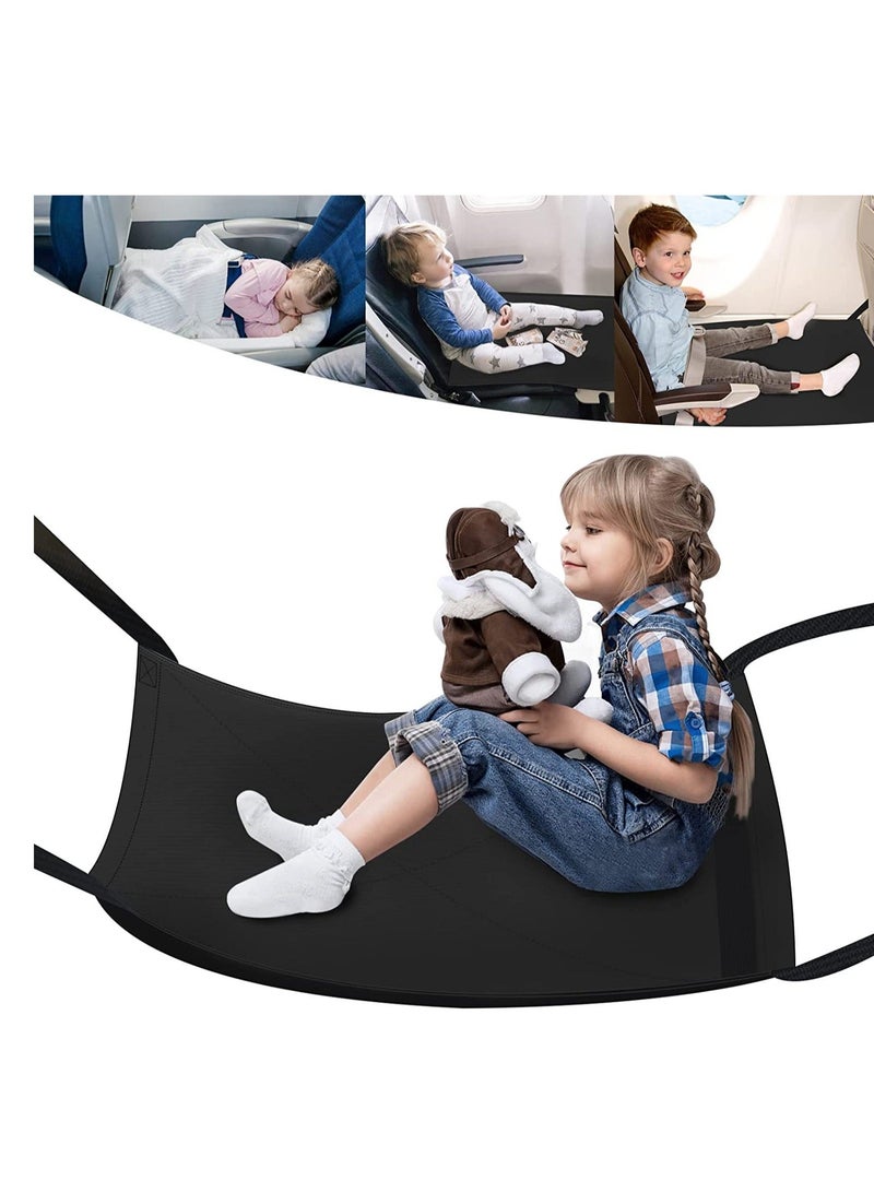 Y&D Baby Airplane Travel Footrest Bed, Portable Toddler Foot Hammock, Seat Extender Leg Rest, Essentials for Children to Lie Down on Plane, Maximum 55lb/25 kg Weight Capacity - Image 1