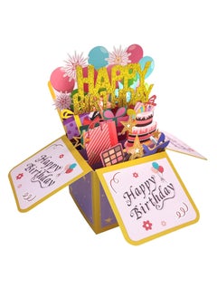 Oasisgalore Funny Happy Birthday Pop Up Card，Sweet Birthday Cards Gift Box for Adults and Kids with Envelopes  - Image 1