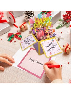 Oasisgalore Funny Happy Birthday Pop Up Card，Sweet Birthday Cards Gift Box for Adults and Kids with Envelopes  - Image 2