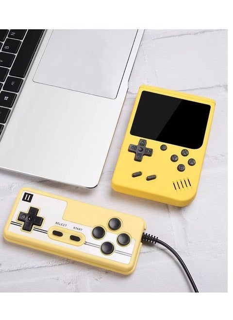 Portable Retro Gaming Console with 500 Built-In Games, Dual Player Mode, TV-Out Support & Included Controller – Handheld System with HDMI Connectivity for Home and Travel
