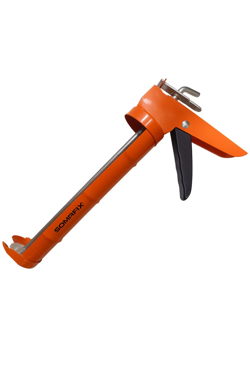 Somafix Manual Silicone Caulking Gun for Sealant and Adhesive – Compatible with Standard Silicone Cartridges | Professional Applicator Tool for Caulking Tile, Glass, and Aluminum - Image 1