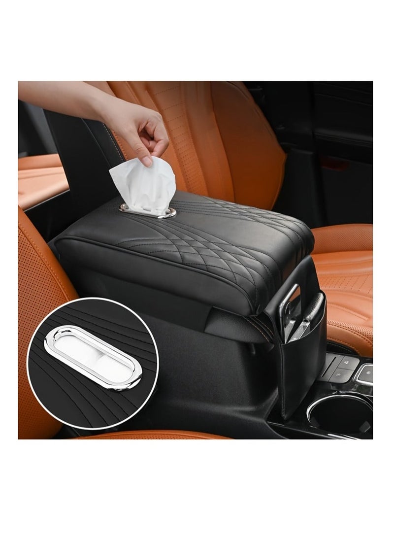 Car Central Control Armrest Memory Foam Armrest Heightening Pad, Lengthened Central Armrest Box Pad - Image 1