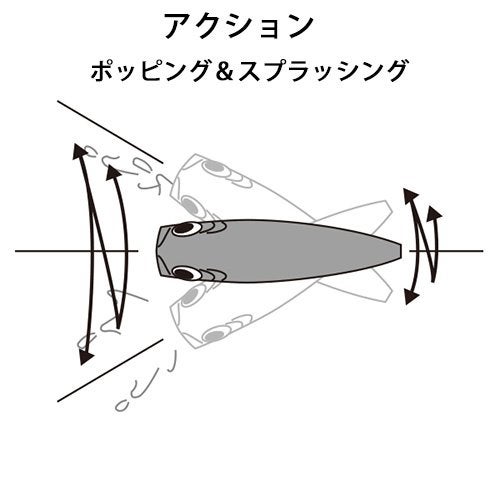 Yo-zuri Duel Yo-Zuri R1151-DRD Hydro Popper Floating Lure, Dorado - Image 3