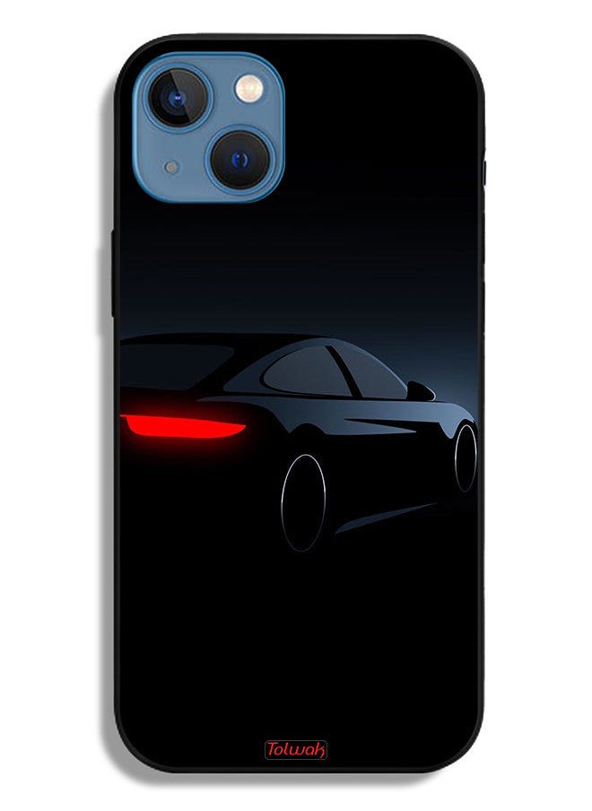 Tolwak - Apple iPhone 13 Protective Case Dark Car - Image 1