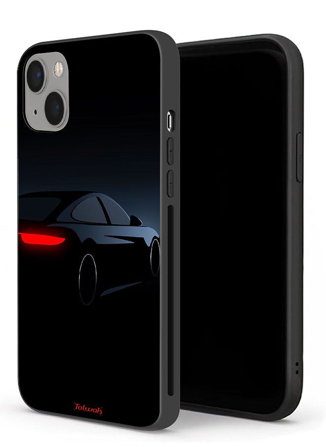 Tolwak - Apple iPhone 13 Protective Case Dark Car - Image 1