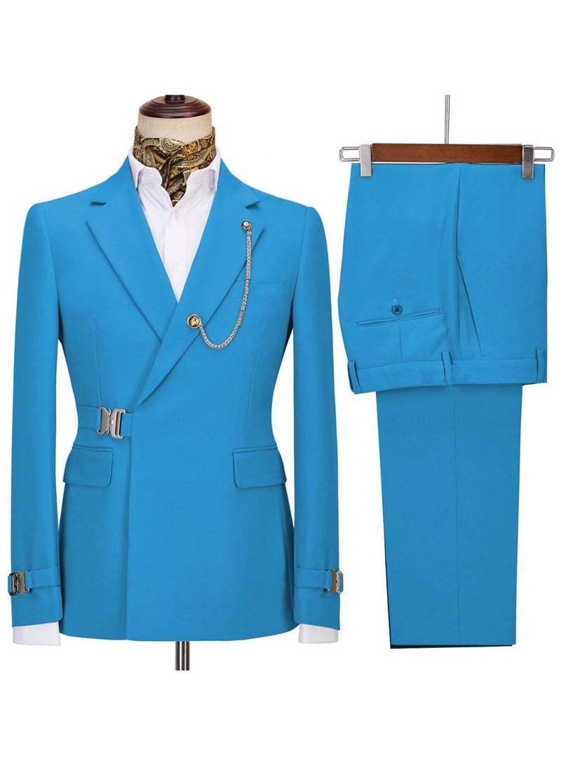 KUYING New Fashionable Men's Two-Piece Suit Set  - Image 1