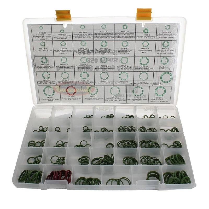TSI Supercool OR350 Deluxe AC HNBR ORing Assortment  350 Piece