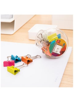 Deli Deli E8559 Binder Clips - 25mm - Assorted Colors  - Image 3
