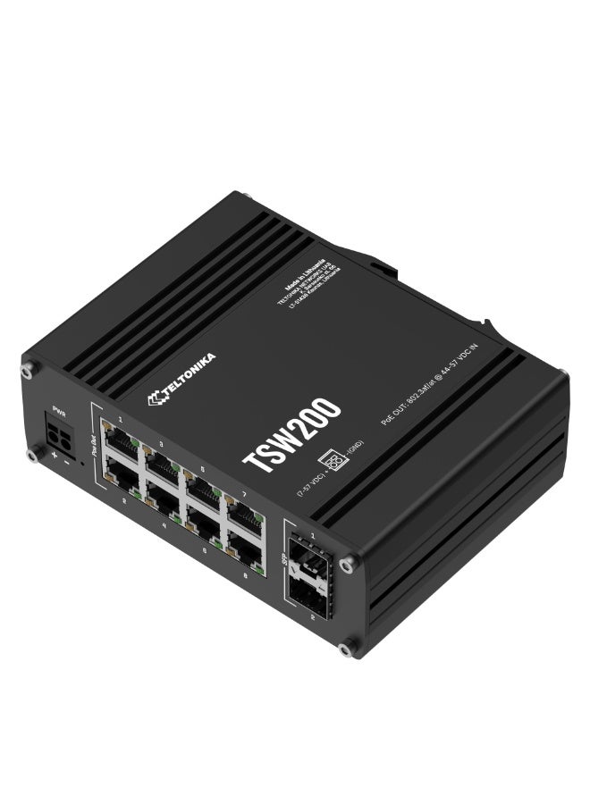 TELTONIKA TSW200 commutateur réseau Non-géré Gigabit Ethernet (10/100/1000) Connexion Ethernet, supportant l'alimenta - Image 1