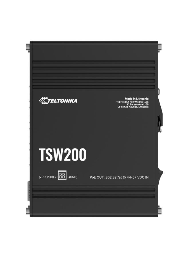 TELTONIKA TSW200 commutateur réseau Non-géré Gigabit Ethernet (10/100/1000) Connexion Ethernet, supportant l'alimenta - Image 3