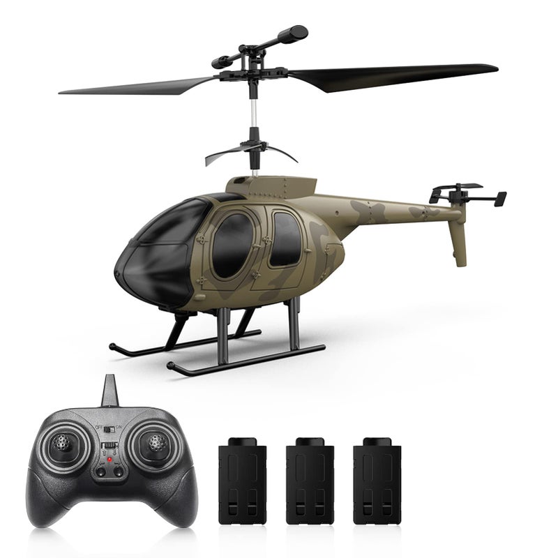 GoolRC RC Helicopter Remote Control Helicopter Toys for s 2.4GHz RC Drone Remote Control Plane Gyro Stabilization RC Airplane Altitude Hold Toy Gift for s s Adults 3 Batteries - Image 1