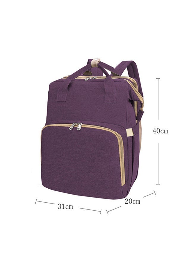 NIBEMINENT Multifunctional Portable Double Shoulder Mommy Bed Backpack With Cushion  - Image 5