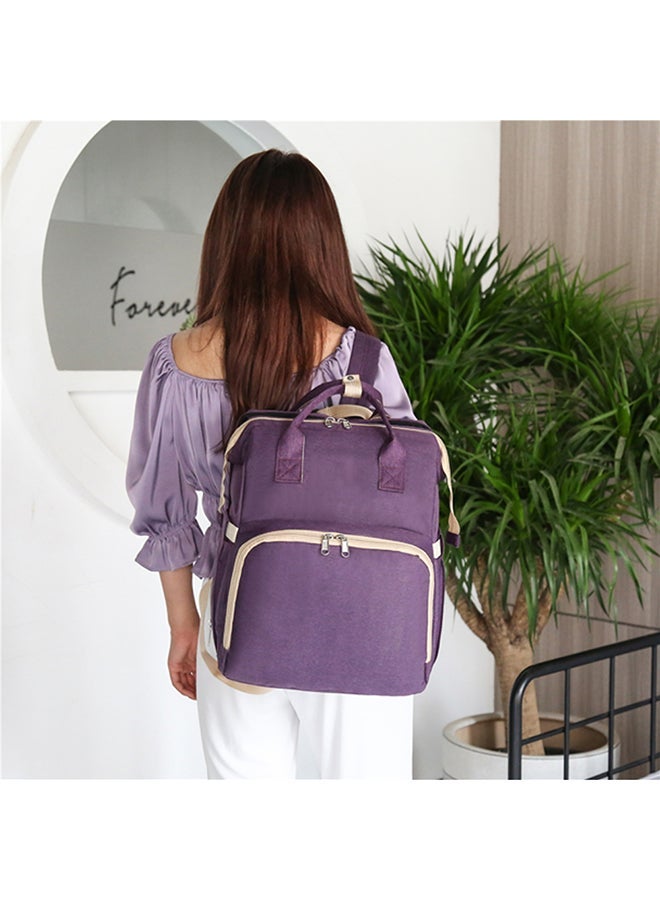 NIBEMINENT Multifunctional Portable Double Shoulder Mommy Bed Backpack With Cushion  - Image 2