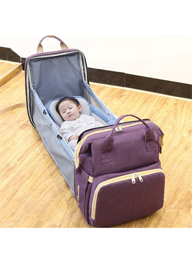 NIBEMINENT Multifunctional Portable Double Shoulder Mommy Bed Backpack With Cushion  - Image 4
