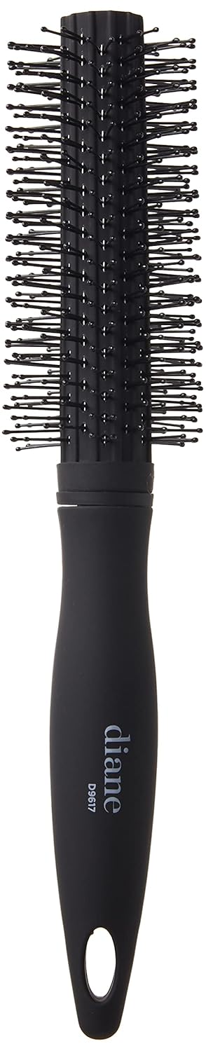 Diane Diane Charcoal Soft Touch Handle Collection Round Brush 1 Count Pack of 1