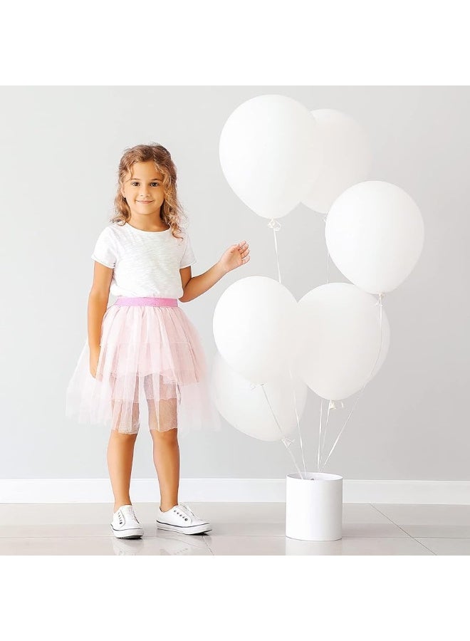 RUBFAC 87pcs White Balloons Different Sizes 18 12 10 5 Inches for Garland Arch, Premium Party Latex Balloons for Birthday Party Wedding Anniversary Baby Shower Party Decoration - Image 3