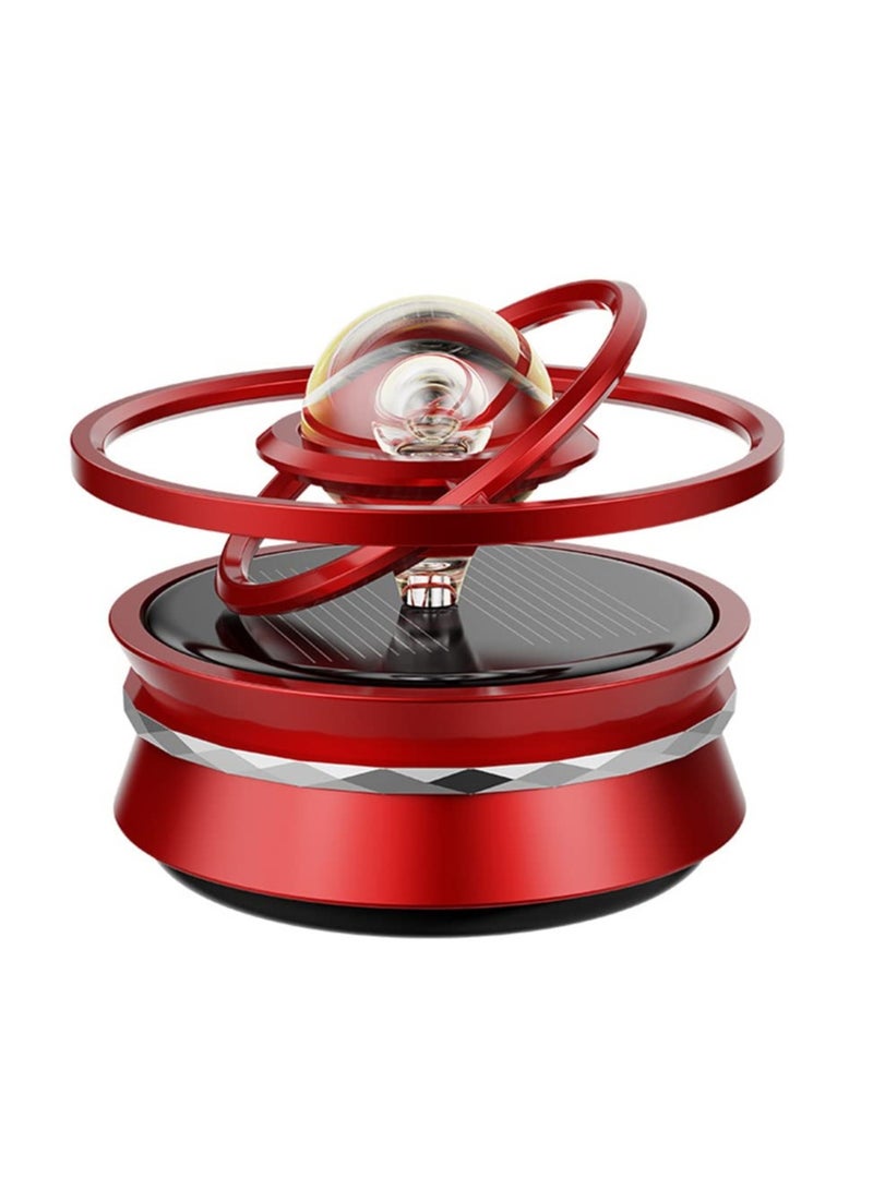 SYOSI Car Aroma Diffuser, Solar Car Air Freshener, Car Aromatherapy Diffuser, Solar Rotating Car Essential Oil Diffuser, Car Air Freshener Diffuser, Natural Long-lasting Fragrance Aromatherapy - Image 1