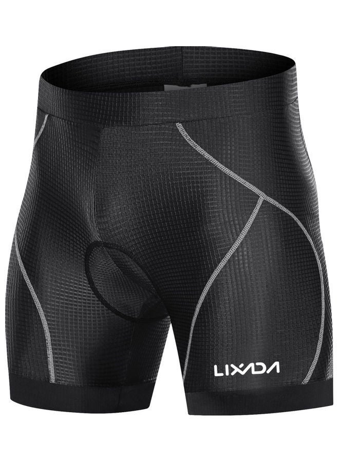 NIBEMINENT Men 3D Padded Leg Grips Bicycle Shorts M - Image 4