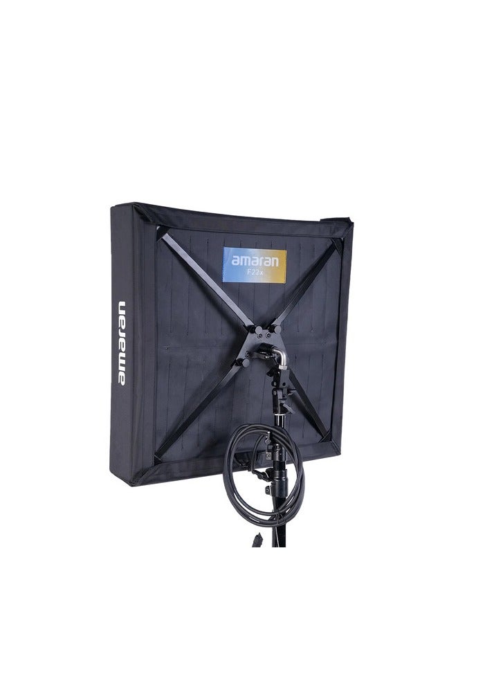 APUTURE AMARAN F22X 2' x 2' Bi-Color Flexible Fabric LED Light – Lightweight, Soft Lighting Panel with Adjustable Color Temperature (2500K–7500K), High CRI, V-Mount Battery Compatible, DMX & App Control - Image 3