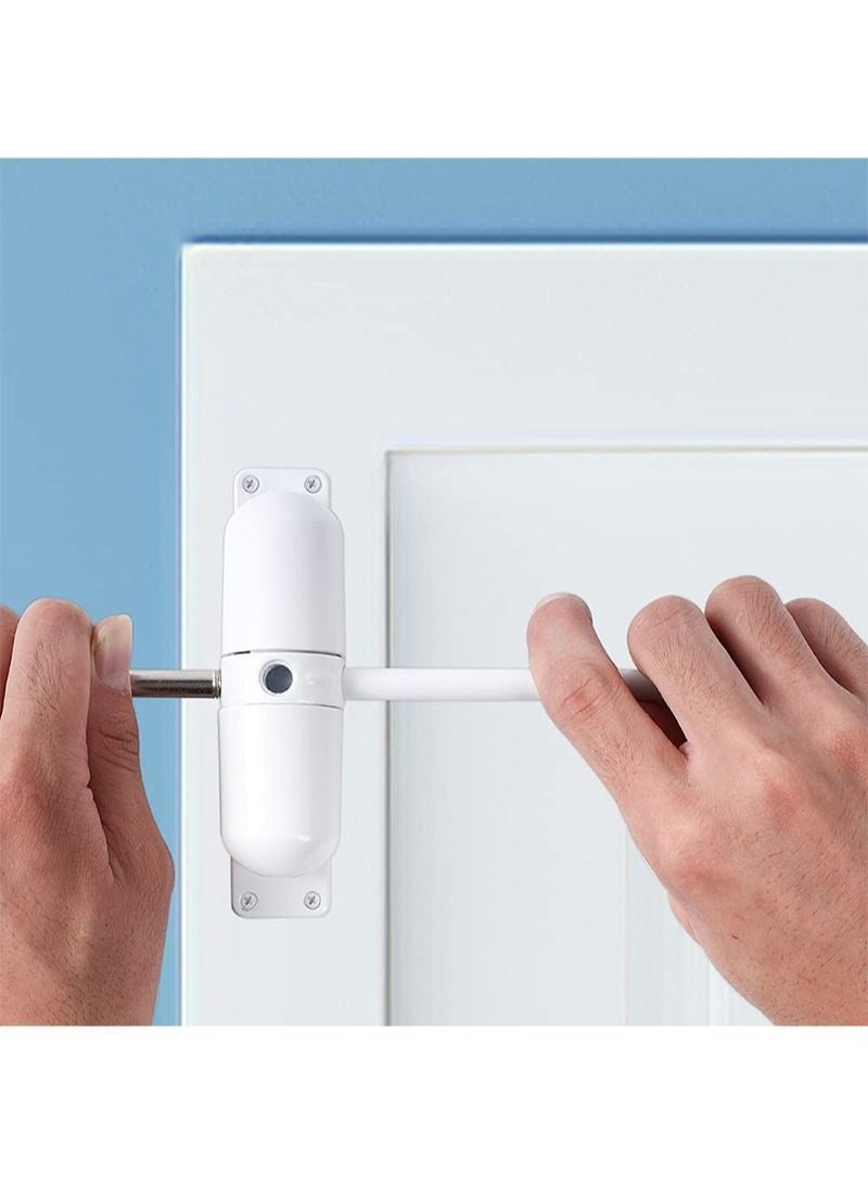 Aikanbo Door Closer Automatic Safety Spring Door Closer Anti-Theft Easy to Install to Convert Hinged Doors to Self Closing - Image 2