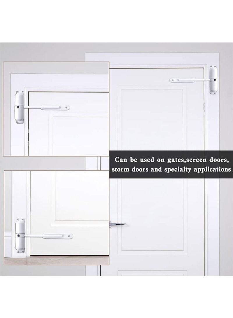 Aikanbo Door Closer Automatic Safety Spring Door Closer Anti-Theft Easy to Install to Convert Hinged Doors to Self Closing - Image 5