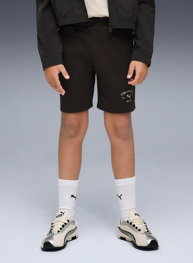 PUMA Youth Classic Graphic Shorts - Image 1