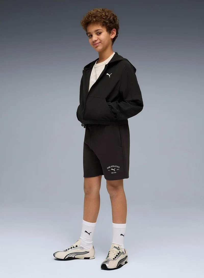 Puma PUMA Black Youth Classic Graphic Shorts  | Best Price UAE