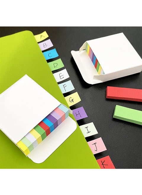 11 Colours Index Stickers Label Stickers Colour Strips Sticky Notes