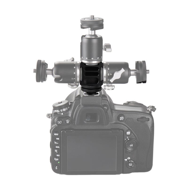 Cold Shoe Mount Adapter: 4 Cold Shoe Mounts Twist Lock Design - High Quality Aluminium Alloy Cold Shoe Mount for Dslr Cameras, Video Lights, Microphones - Image 3
