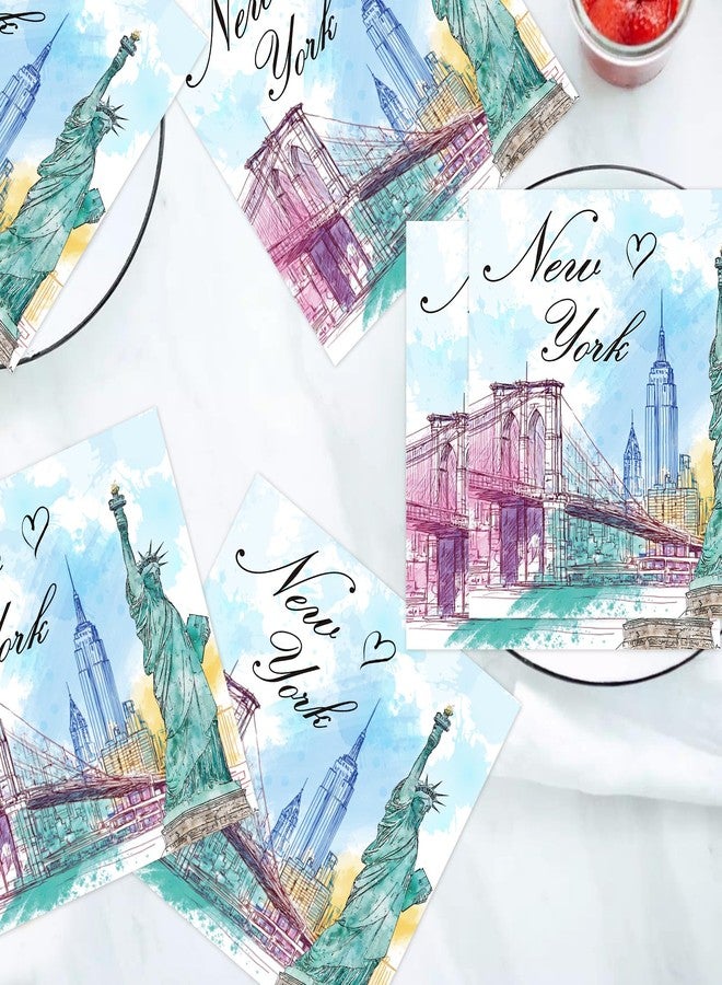Rakuto New York Party Decorations Tableware, 50PCS NYC disposable Paper Napkins Decoration, New York Themed Decor for Birthday and Baby Shower Supplies - Image 4