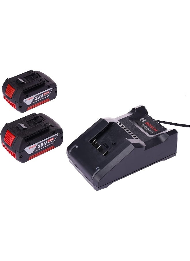 BOSCH Bosch Battery Starter Set: 2 X Gba 4.0Ah Coolpack (18 V) + Gal 18V-40 Charger 18 V Starter Set  - Image 1