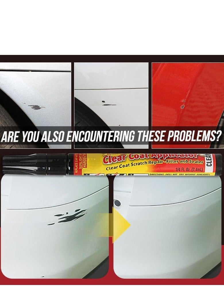 Plan A Fix It Pro Clear Car Paint Repair Pen for Minor and Medium Scratches, Practical Tool to Easily Repair All Colors of Cars Scratches, Not Fit Deep Scratches, Quick Repair and Professional Look (3) - Image 4