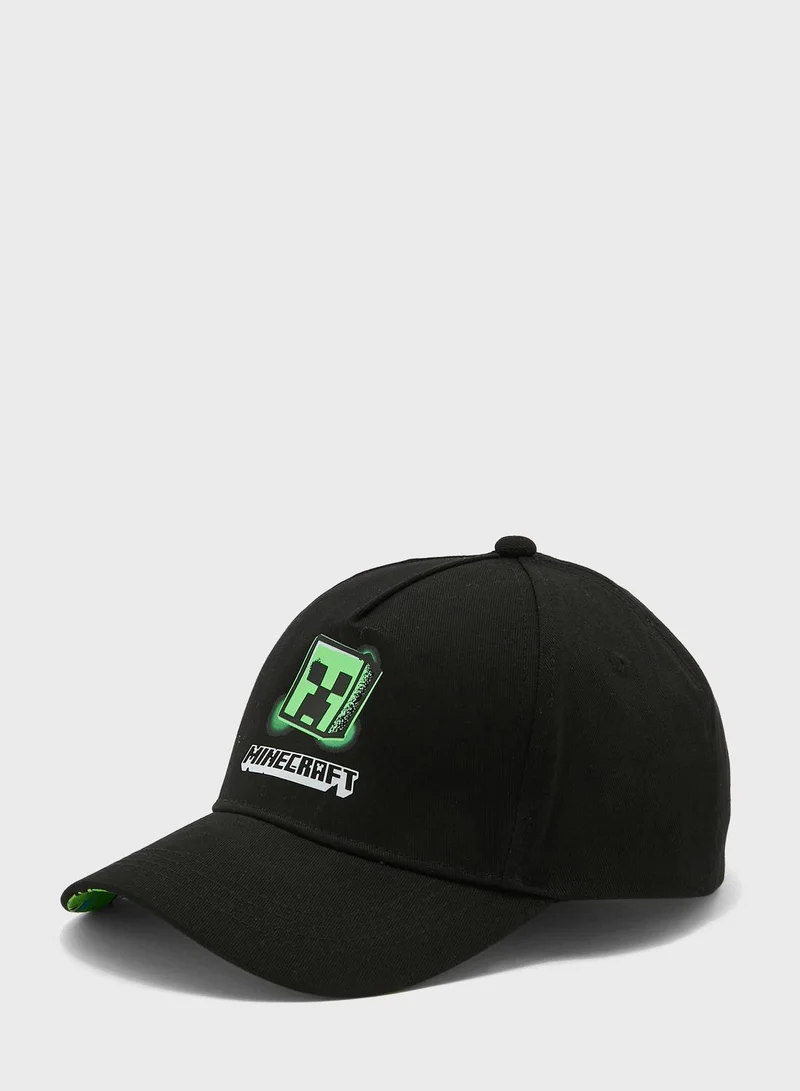 Marks & Spencer Kids Minecraft Curved Peak Cap