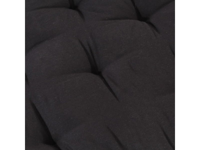 ATOOTFUSION Cotton Floor Mattress, 5-Inch Thick, Foldable Movable Cotton Quilt Gadda Solid Color Black (Queen Size Bed Mattress 48X72X5 Inches) - Image 5