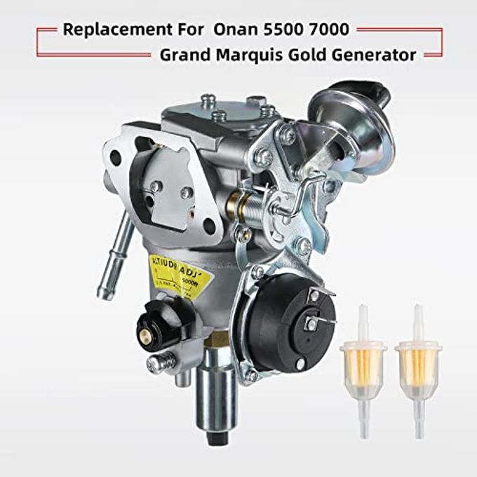 Tang 541-0765 Carburetor Fits for Onan 5500 7000 Grand Marquis Gold Generator HGJAA HGJAB-901D HGJAB-900 5.5HGJAB-6755K Replaces 5410765, 146-0774, 141-0983 With Cleaning Brush and Gaskets - Image 2