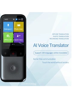 AS SEEN ON TV Instant Two Way Language Translator, T11 Language Translator Voice Device With 2.4 Inch Hd Touch Screen, Portable Instant Voice Translator Support 134 Online Languages And Online Photo Translation  - Image 5
