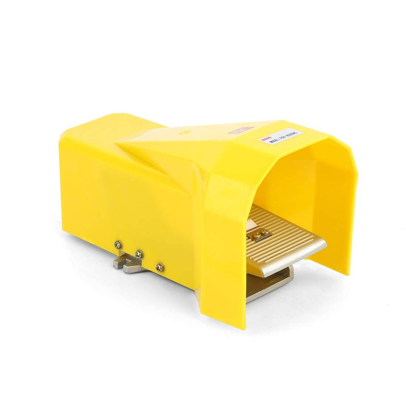 SNS 1/4" NPT Latching Pneumatic Foot Operated Pedal Valve Switch 5 Way 2 Position with Protective Shield FOV-N320AC
