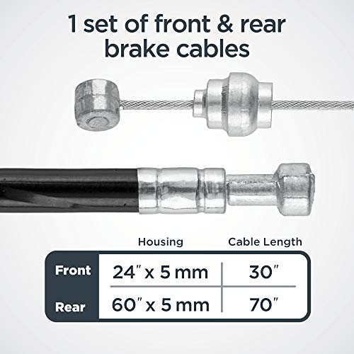 Schwinn Bike Brake And Derailleur Cable Repair Set, Bicycle Tune Up, Bike Accessories, Black - Image 3