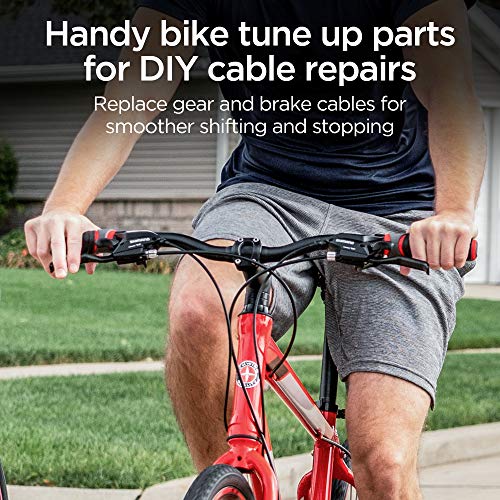 Schwinn Bike Brake And Derailleur Cable Repair Set, Bicycle Tune Up, Bike Accessories, Black - Image 2