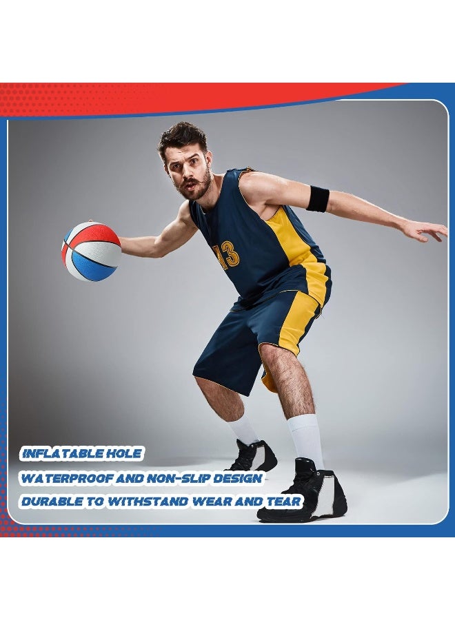 Jerify 12 Pieces Basketballs Bulk Official Size 7 Rubber Basketballs Rubber Inflatable Basketballs with Pump Indoor Outdoor Basketballs Bulk Standard Basketball for Training and Recreational Play - Image 3