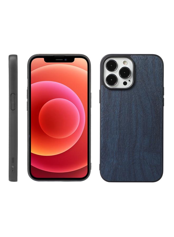 اس-توب جراب لهاتف iPhone 12 Pro Max مصنوع من مادة البولي يوريثين الملمس الخشبي - Image 1