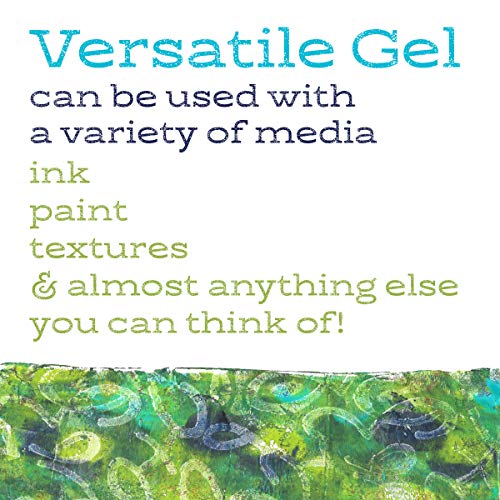 Gel Press Monoprinting Print Plate - 12” X 14” Gel Plate - Printmaking Supplies - Reusable Gel Printing Plate for Press Art for Card Making, Scrapbooking, Journaling, Arts and Crafts, Home Decor - Image 4