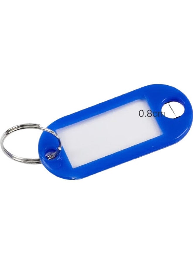 Befon Deyin Key Tags, Key Labels, Key Fobs, Office Key Tags, Office Supplies, Blue, 50 Pieces/Box - Image 2