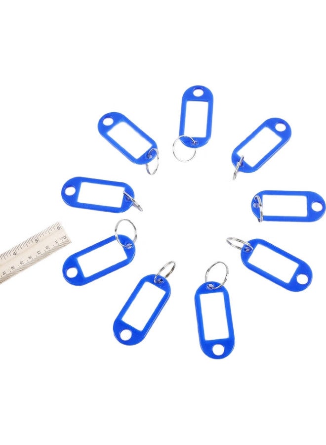 Befon Deyin Key Tags, Key Labels, Key Fobs, Office Key Tags, Office Supplies, Blue, 50 Pieces/Box - Image 1